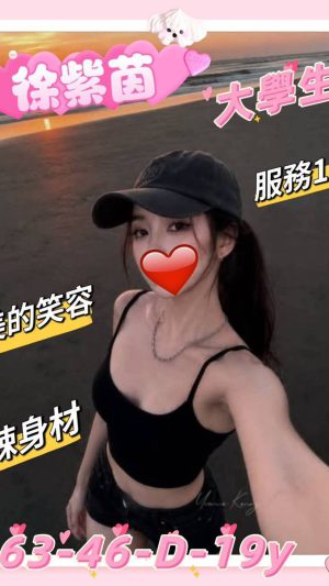 新竹外約 徐紫茵｜163cm 46kg D罩杯 19歲